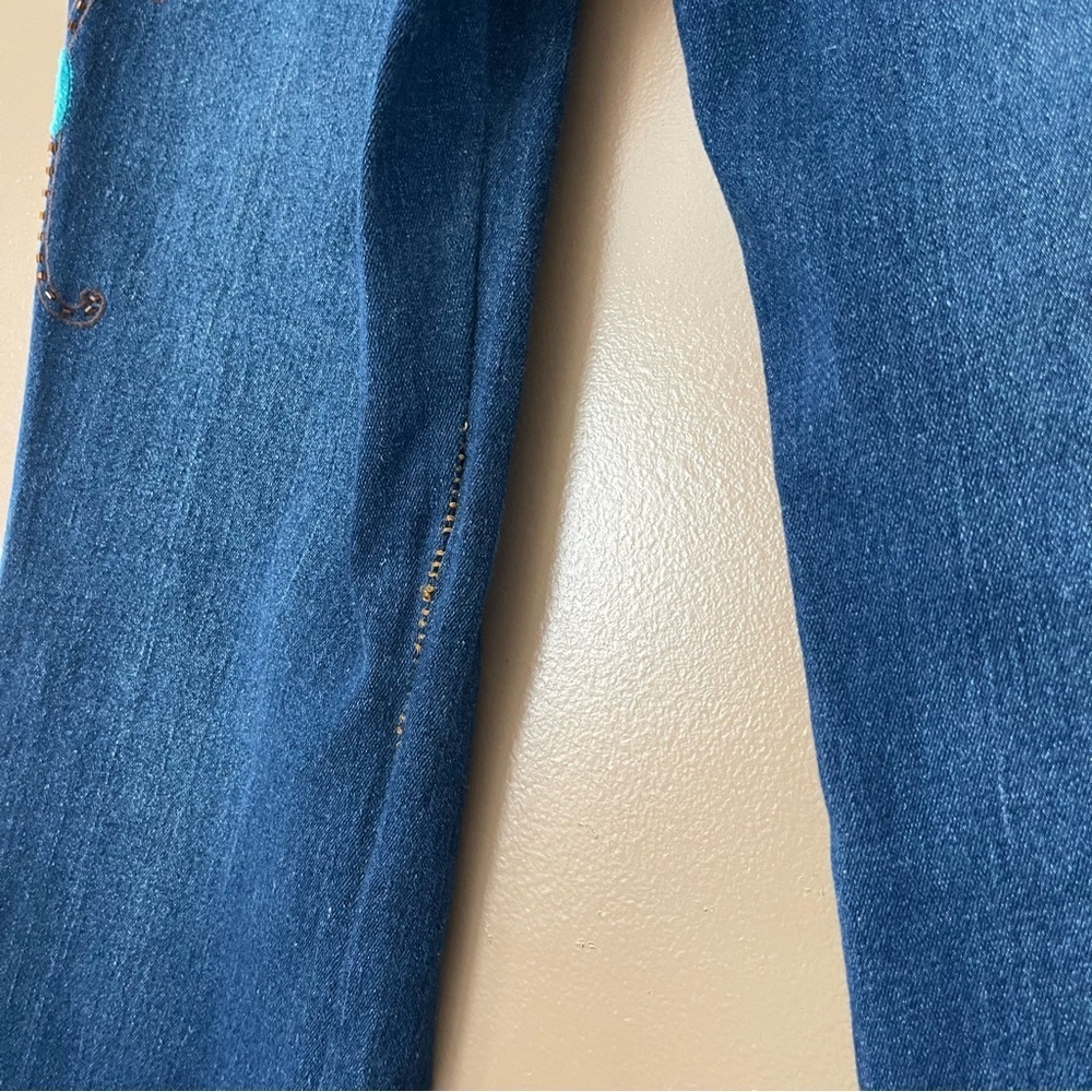Eivissa Unique Embroidered Flare jeans size 4 - Picture 11 of 11